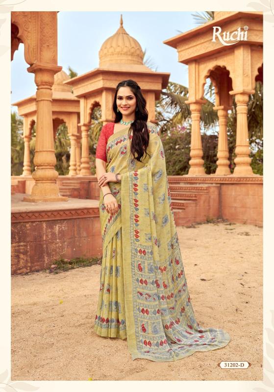 Ruchi Star Chiffon 151 Designer Soft Saree Collection