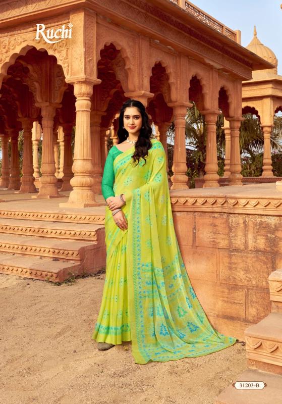 Ruchi Star Chiffon 151 Designer Soft Saree Collection