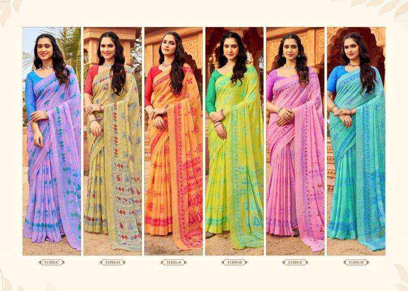 Ruchi Star Chiffon 151 Designer Soft Saree Collection