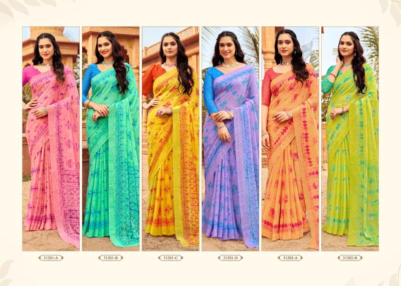 Ruchi Star Chiffon 151 Designer Soft Saree Collection