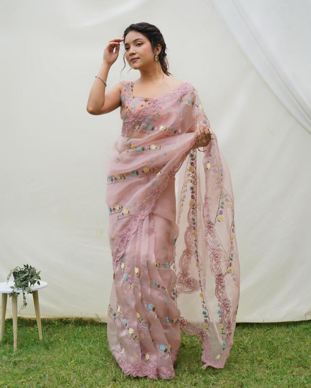 Samyukta 1 Fancy Organza Saree Collection