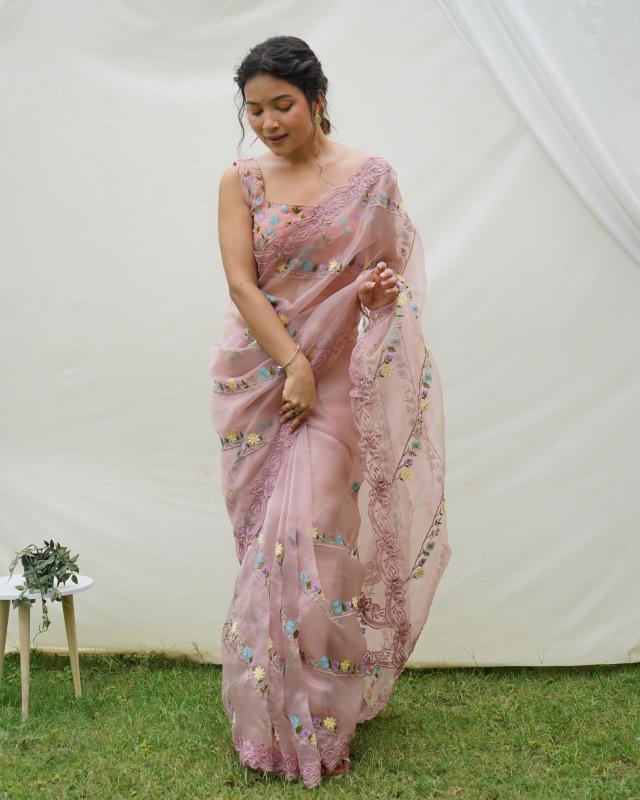 Samyukta 1 Fancy Organza Saree Collection