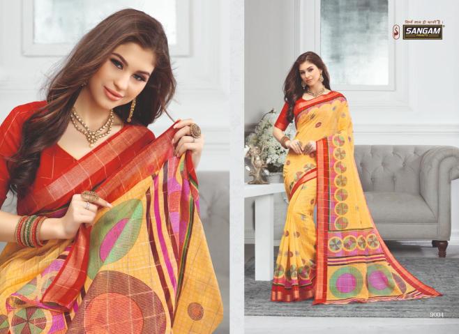 Sangam Eliza Nx Cotton Silk Saree Collection