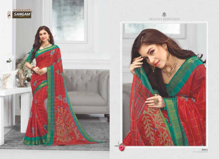 Sangam Eliza Nx Cotton Silk Saree Collection