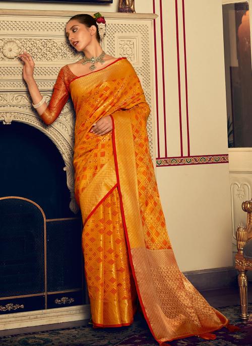 Sangam Zari Nx Rich Patola Silk Sarees Collection