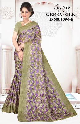 Saroj Green 1096 Chiffon