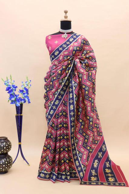 Scph Manyavar 5 Festive Wear Patola Silk Saree Collection