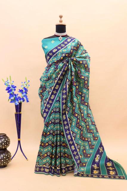 Scph Manyavar 5 Festive Wear Patola Silk Saree Collection