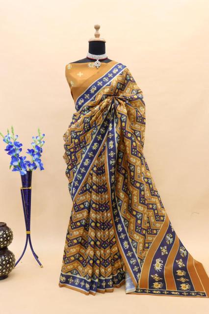 Scph Manyavar 5 Festive Wear Patola Silk Saree Collection