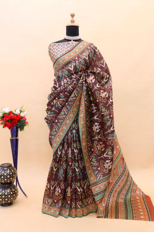 Scph Manyavar 6 Soft Silk Patola Saree Collection