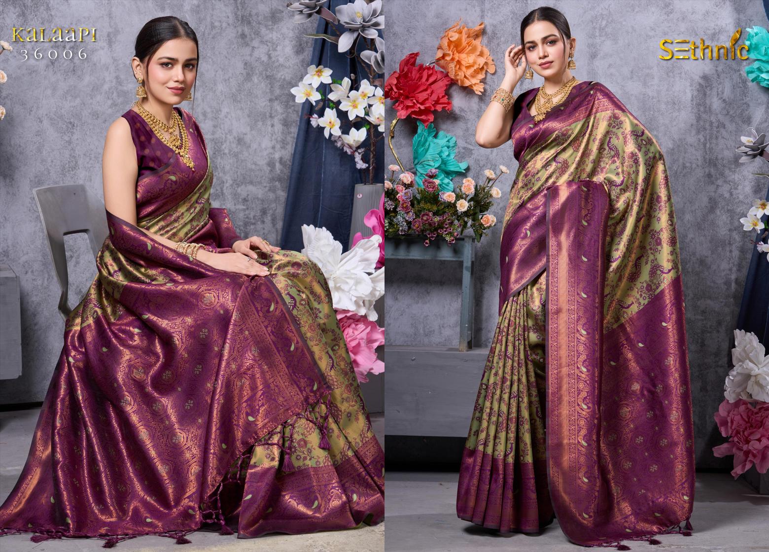 Sethnic Kalaapi Designer Kanjivaram Silk Saree Collection