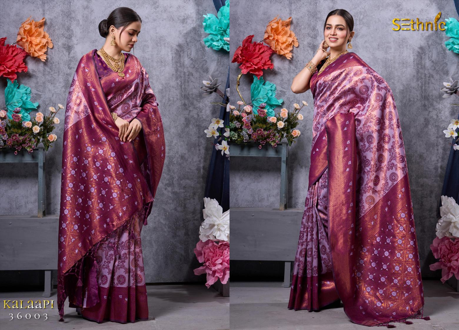 Sethnic Kalaapi Designer Kanjivaram Silk Saree Collection