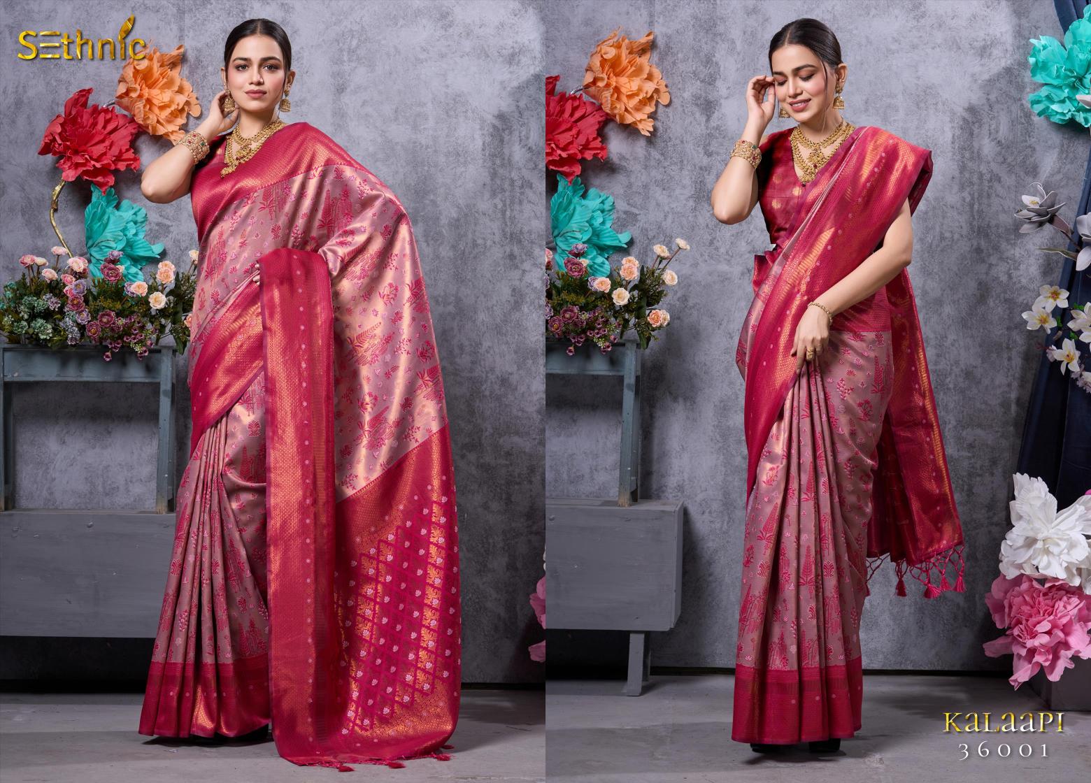 Sethnic Kalaapi Designer Kanjivaram Silk Saree Collection