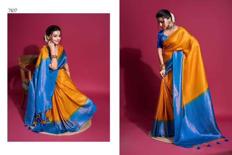 Sethnic Kubera 2 Copper Zari Weaving Soft Silk Saree Collection