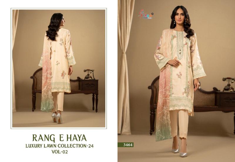 Shree Rang E Haya Luxury Lawn 24 Vol 2 Chiffon Dupatta