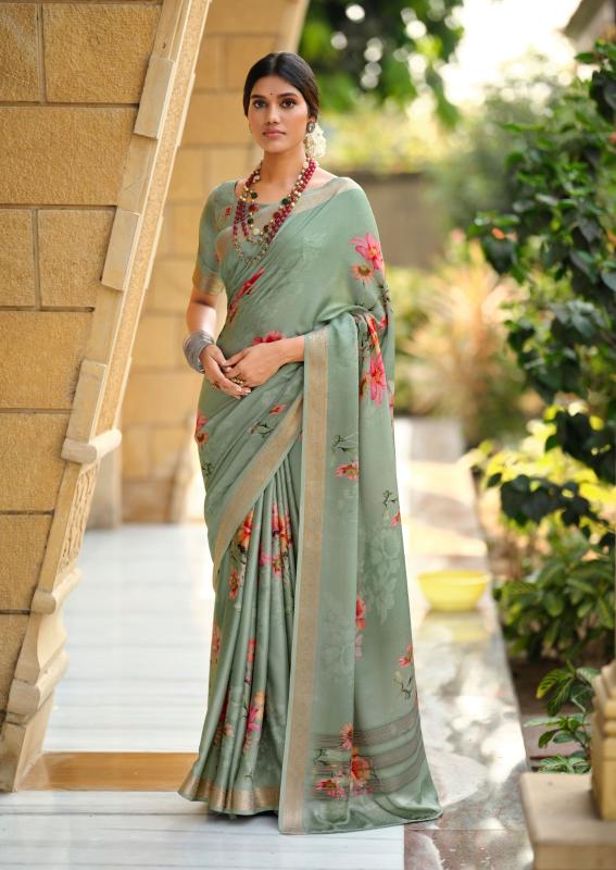 Stavan Sahar Viscose Printed Designer Saree Collection