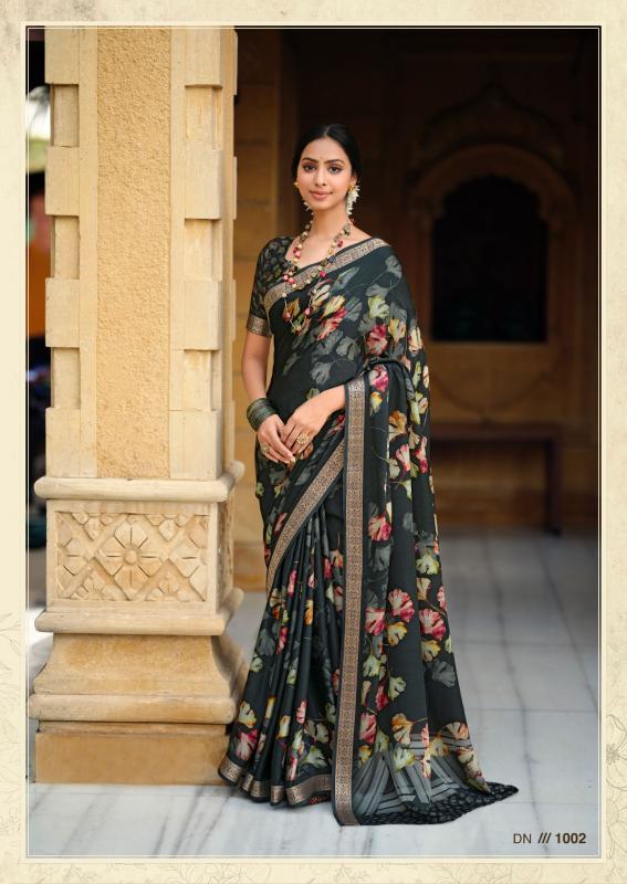 Stavan Sahar Viscose Printed Designer Saree Collection