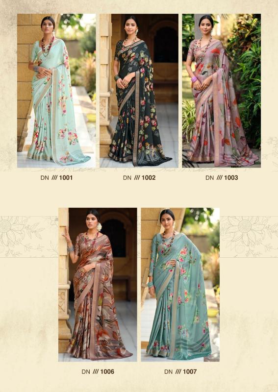 Stavan Sahar Viscose Printed Designer Saree Collection