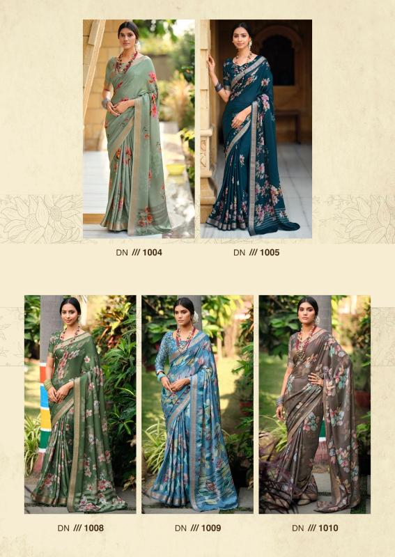 Stavan Sahar Viscose Printed Designer Saree Collection