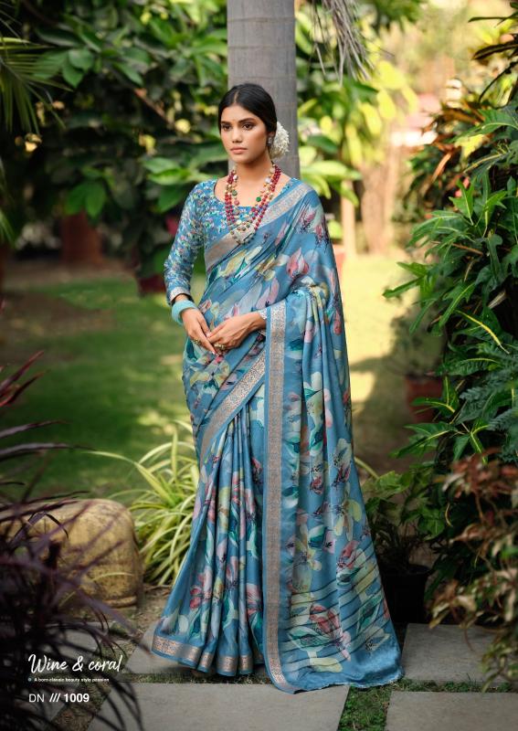 Stavan Sahar Viscose Printed Designer Saree Collection