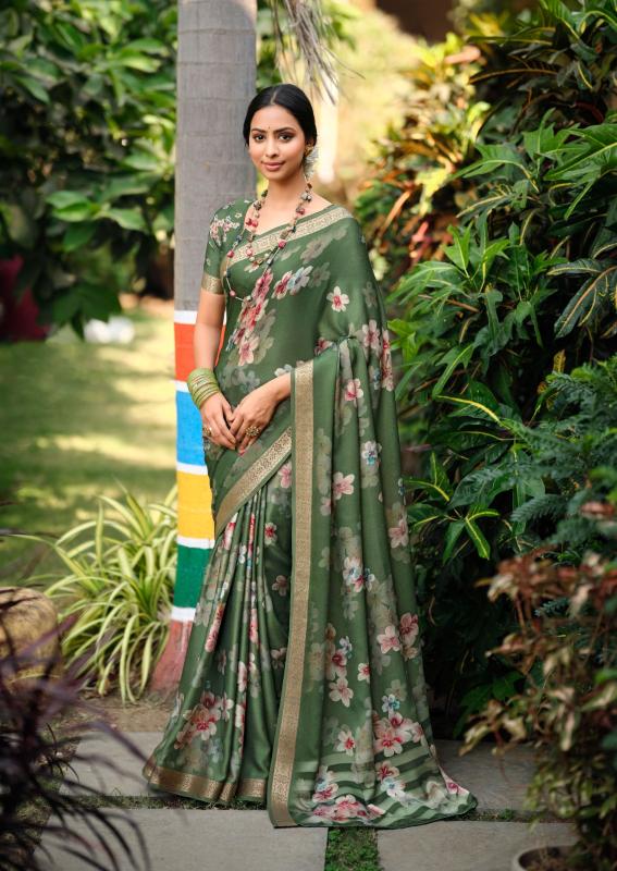 Stavan Sahar Viscose Printed Designer Saree Collection