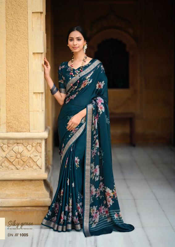 Stavan Sahar Viscose Printed Designer Saree Collection