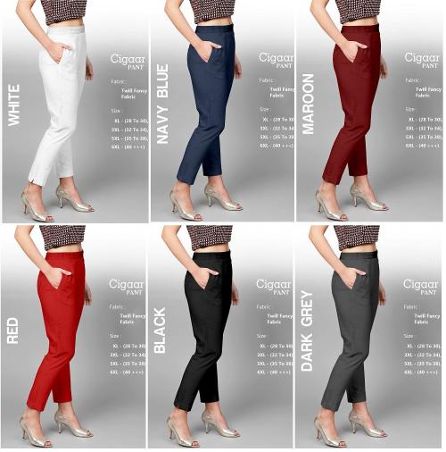 Swara Cigaar Lycra Stretchable Pant Collection