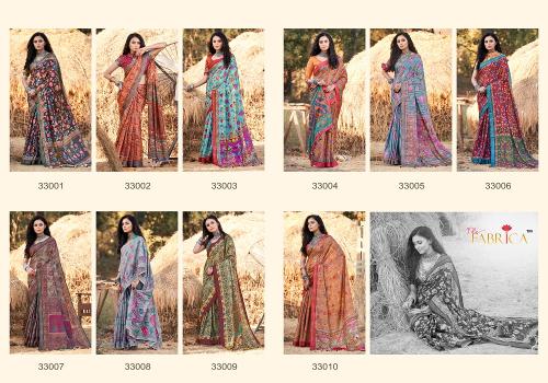 The Fabrica Soul Vol 2 Floral Print Garden Saree Collection