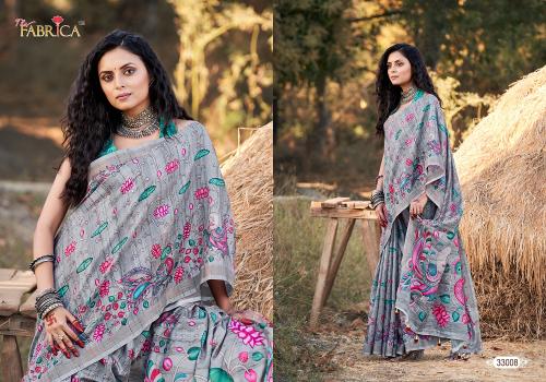 The Fabrica Soul Vol 2 Floral Print Garden Saree Collection