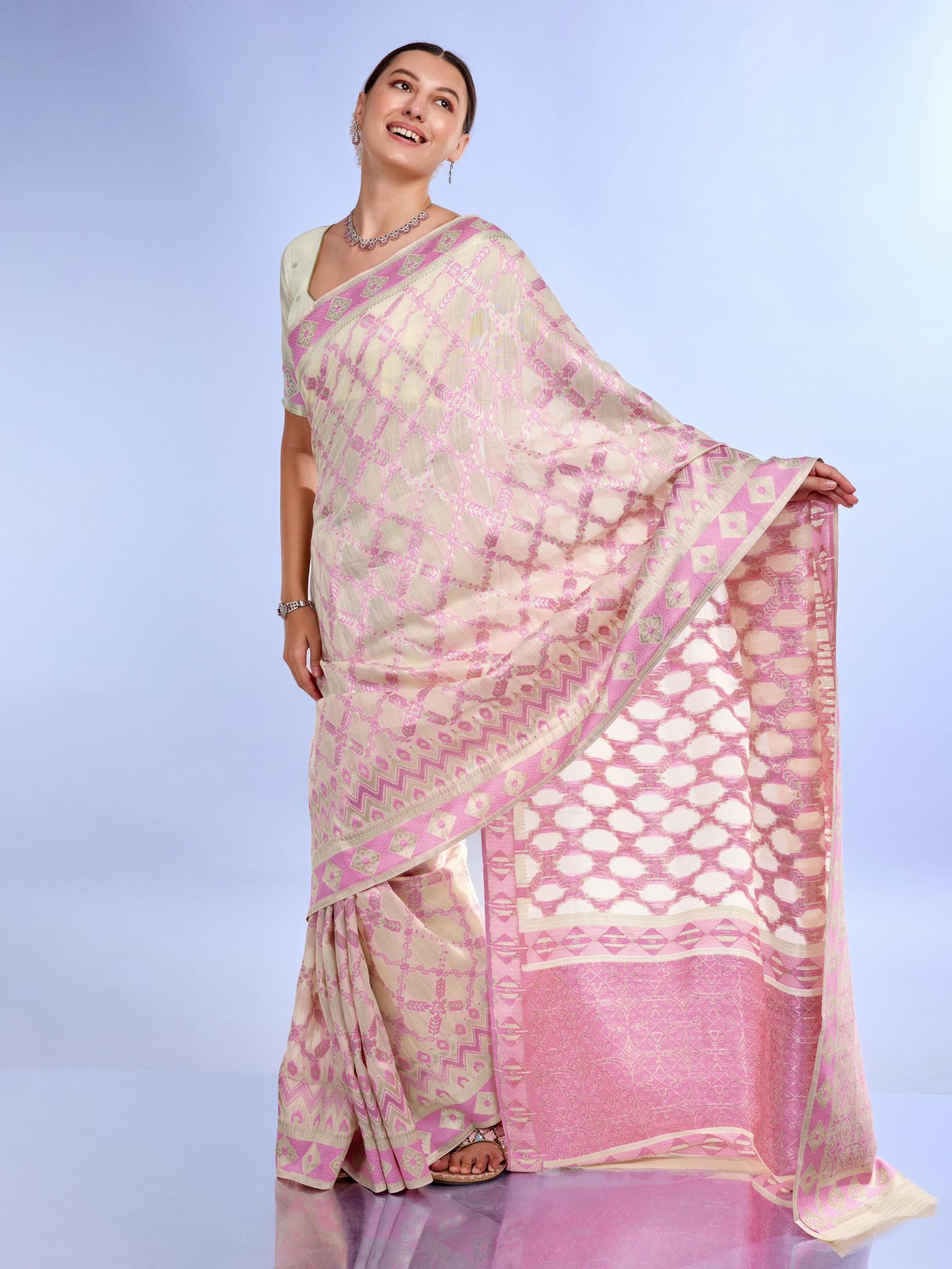 Umang Tisha 307 Linen Silk Fancy Saree Collection