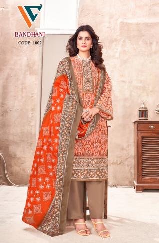 Vandana Bandhani Vol 1 Cotton Dress Material Collection