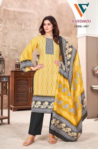 Vandana Bandhani Vol 1 Cotton Dress Material Collection