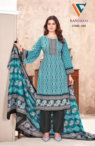 Vandana Bandhani Vol 1 Cotton Dress Material Collection