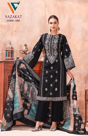 Vandana Nazakat Vol 1 Cotton Dress Material Collection