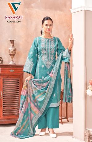 Vandana Nazakat Vol 1 Cotton Dress Material Collection