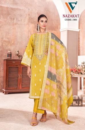 Vandana Nazakat Vol 1 Cotton Dress Material Collection