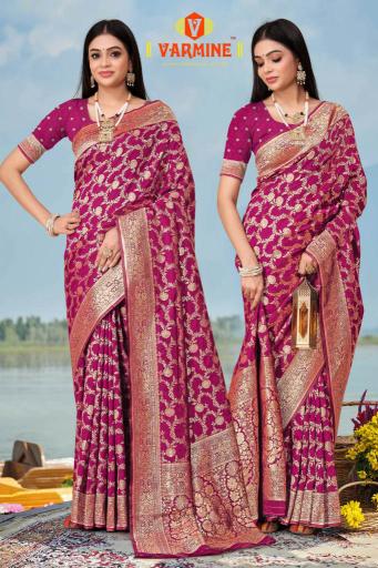 Varmine Amruti Vol 77 Silk Designer Saree Collection