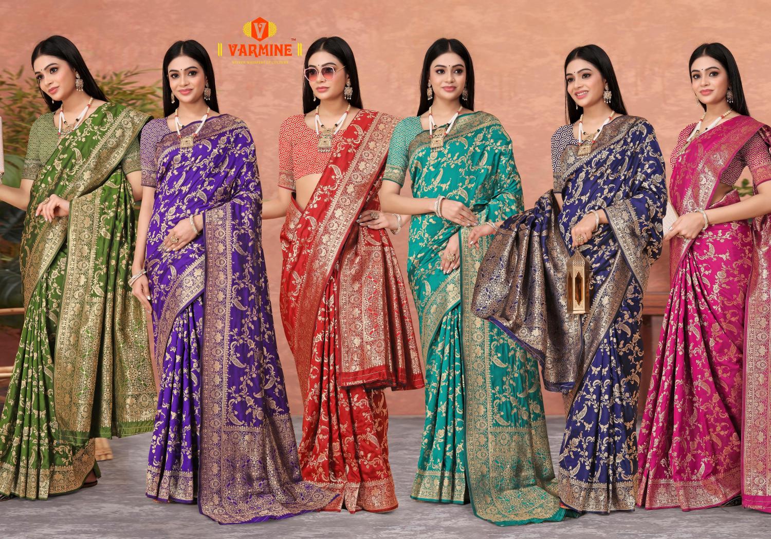 Varmine Amruti Vol 79 Designer Banarasi Silk Saree Collection