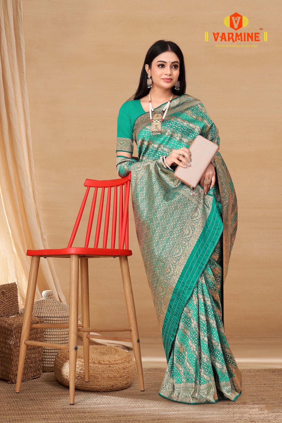 Varmine Amruti Vol 80 Designer Banarasi Silk Saree Collection