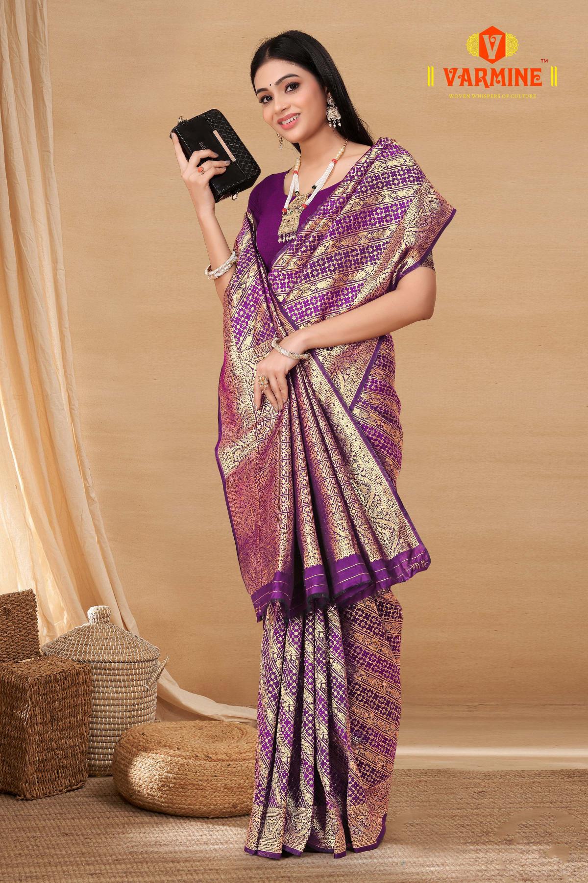 Varmine Amruti Vol 80 Designer Banarasi Silk Saree Collection