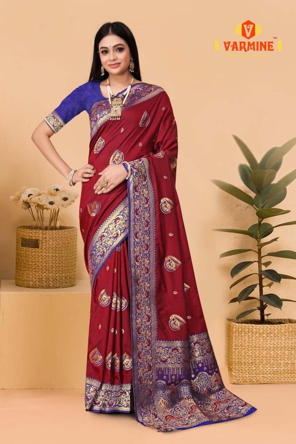 Varmine Amruti Vol 85 Silk Designer Saree Collection