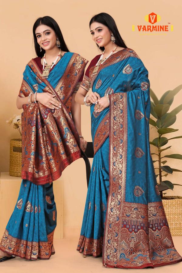 Varmine Amruti Vol 85 Silk Designer Saree Collection