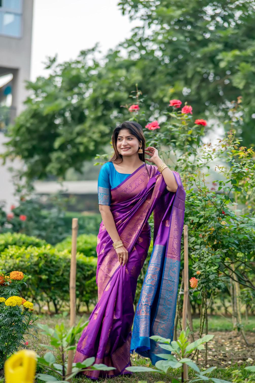 Vt 5054 Premium Banarasi Katan Silk Saree Collection