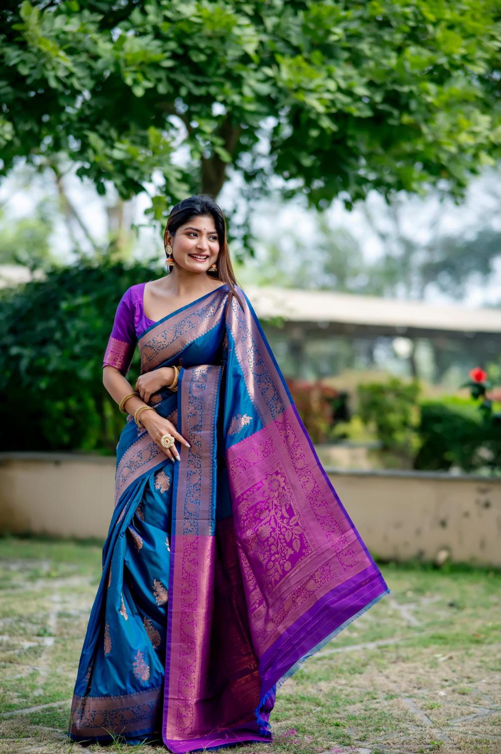 Vt 5054 Premium Banarasi Katan Silk Saree Collection