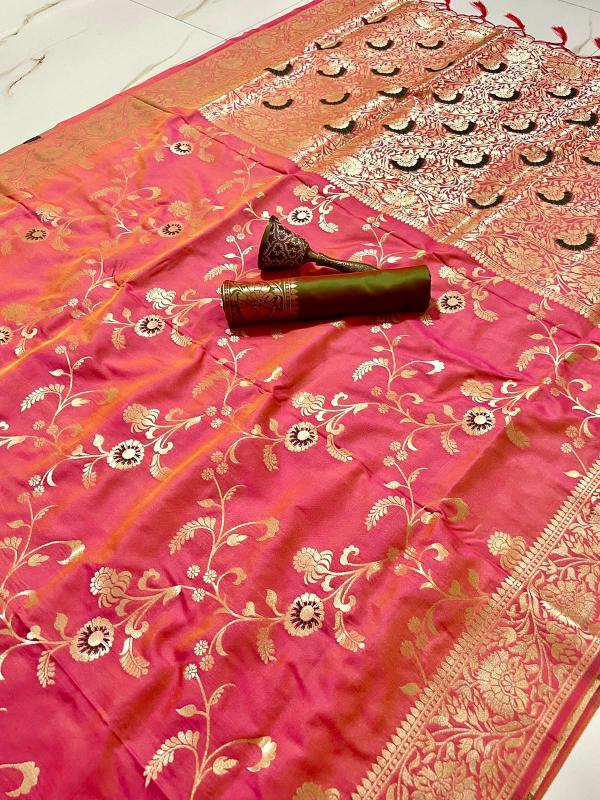 Vt 5082 Heavy Silk Zari Weaving Saree Collection