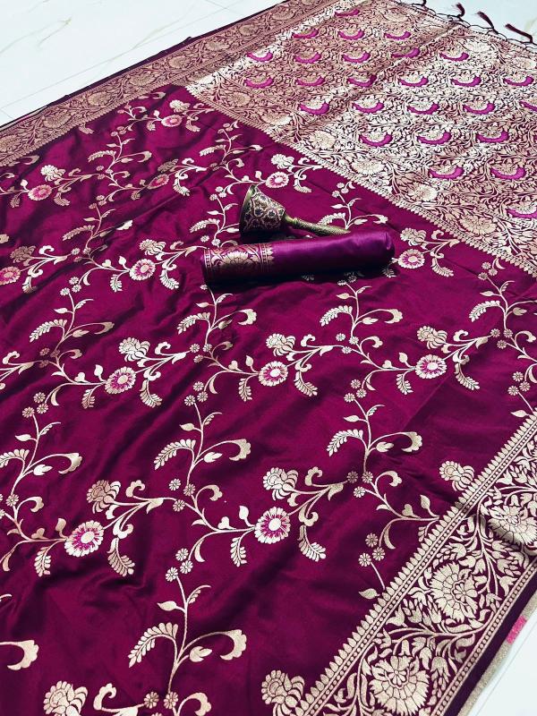 Vt 5082 Heavy Silk Zari Weaving Saree Collection