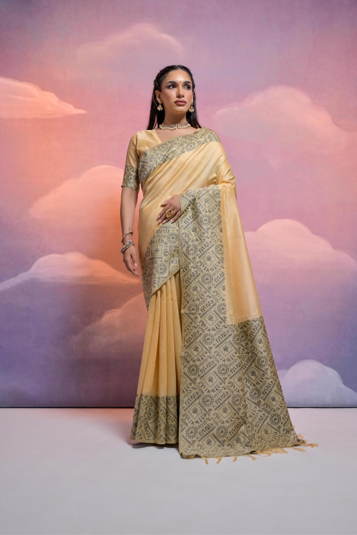 Vt 5084 Soft Handloom Raw Silk Saree Collection