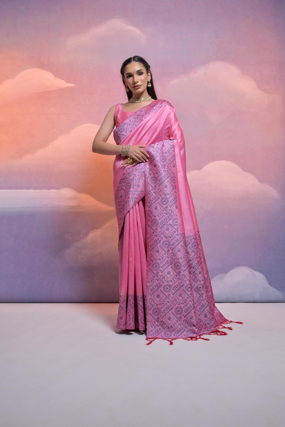 Vt 5084 Soft Handloom Raw Silk Saree Collection