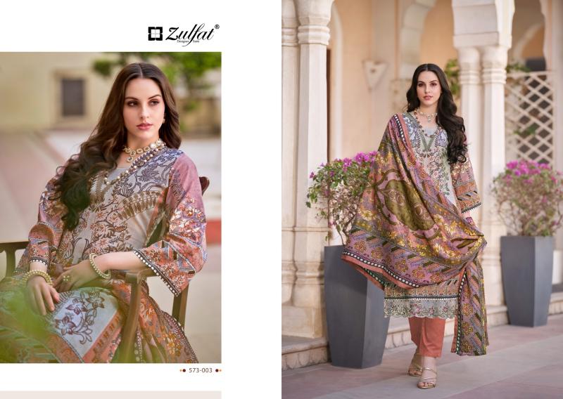 Zulfat Gulrez Vol 3 Cotton Printed Dress Material Collection