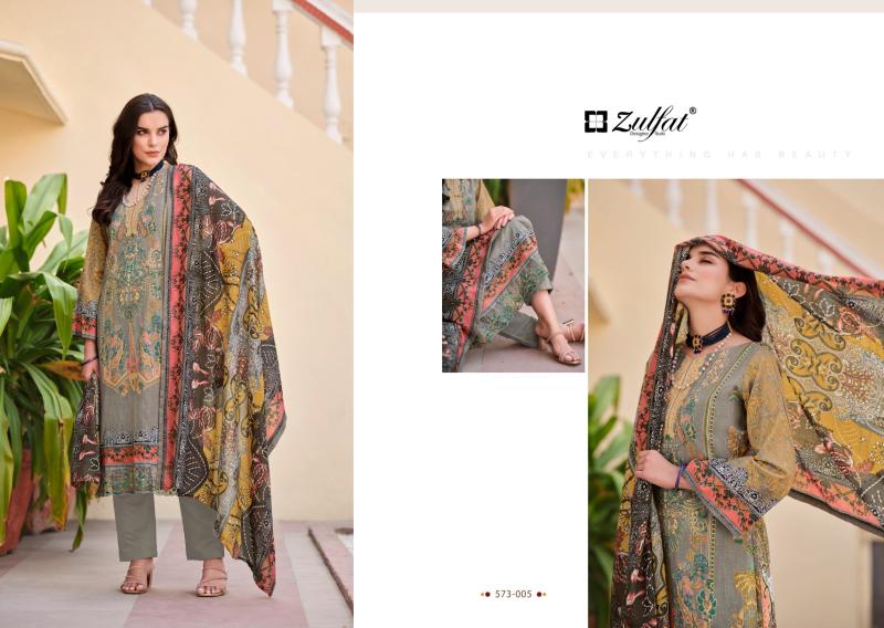 Zulfat Gulrez Vol 3 Cotton Printed Dress Material Collection